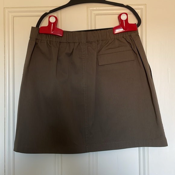 Theory Classic Chino Stitched Picket Skirt - Picture 3 of 7